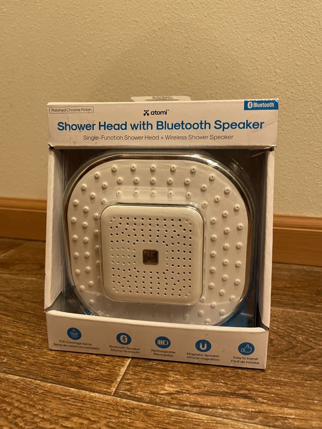 Atomi Shower Head With Bluetooth Speaker