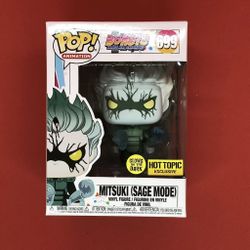  Funko POP Mitsuki Sage Mode Boruto Glow in the Dark Hot Topic Exclusive #699