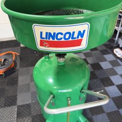 LINCOLN  20 Gallon Coolant/oil/etc Drain