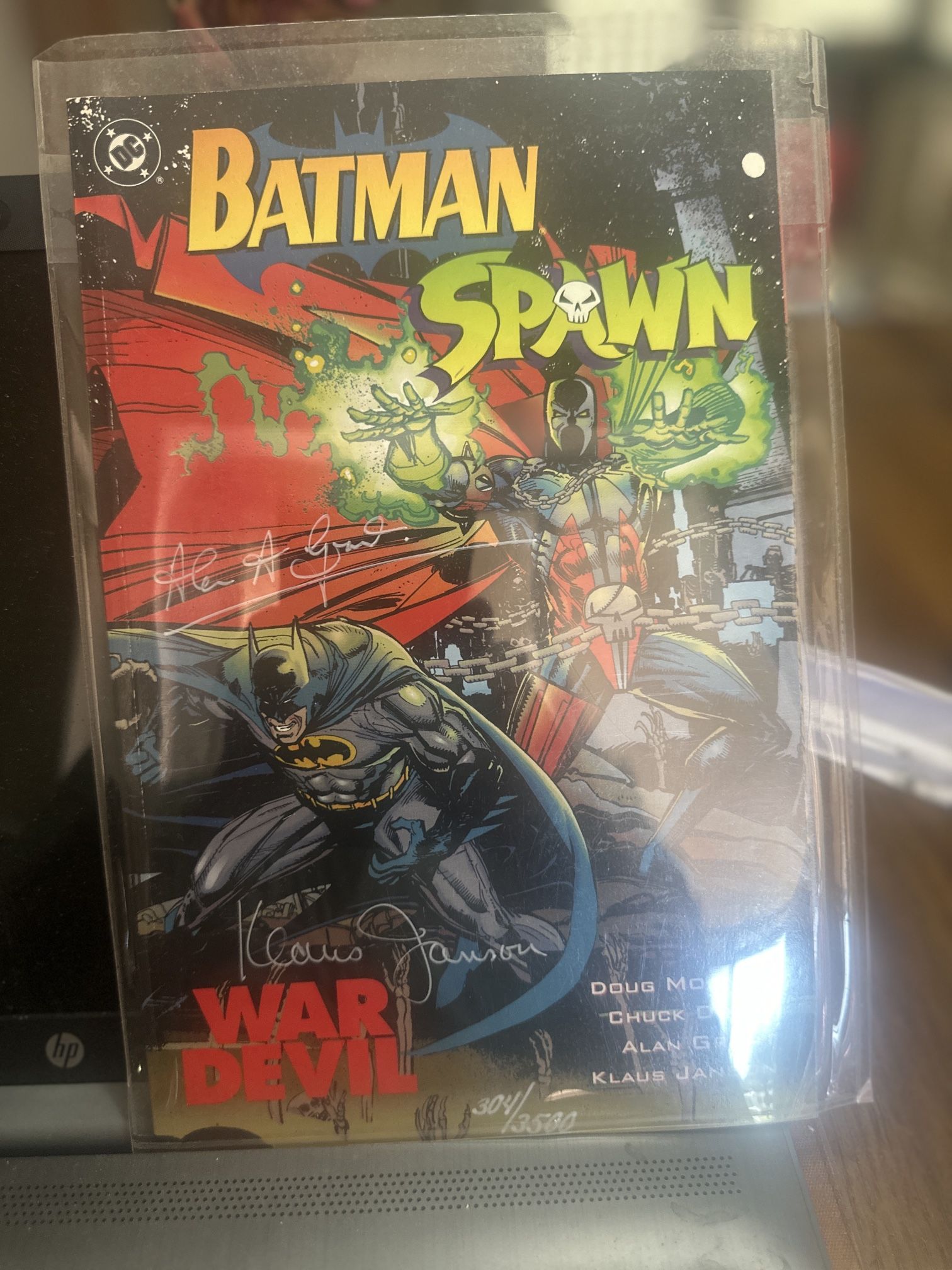 Signed Limited Edition Of 3500 Batman/Spawn 2 Copies