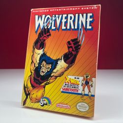 Wolverine NES Game with Box and manual
