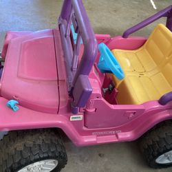 Power Wheeler Pink And purple jeep