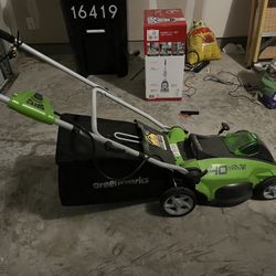 Electronic Lawn Mower (Greenworks)