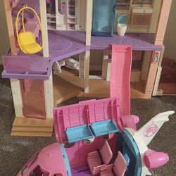 Barbie Dreamhouse Dollhouse With Slide, Elevator, Lights & Sounds (SALE OR TRADE)