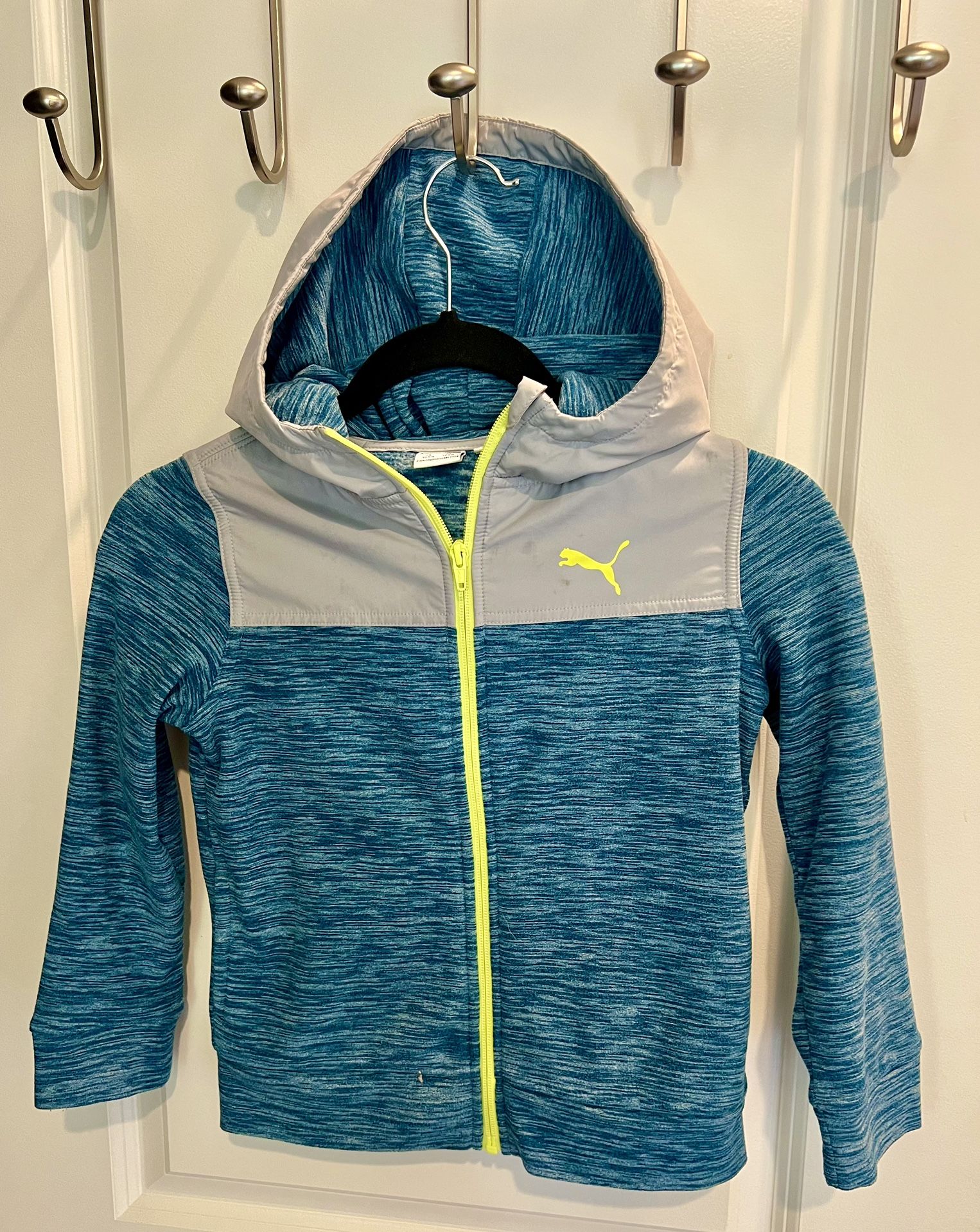Kid’s Fleece Puma Hoodie Zip Up Jacket XS 5/6