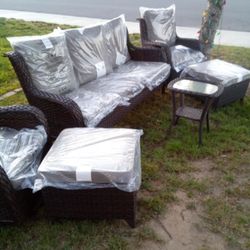 Brand New Patio Furniture Set Patio Sofa Set Patio Couch Outdoor Furniture Outdoor Patio Furniture Set Swivel Rocking Chairs 🚛🚎🆕