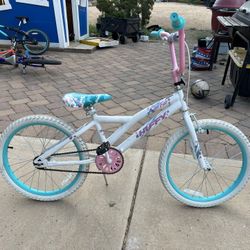 Girls huffy BMX bike pink and blue