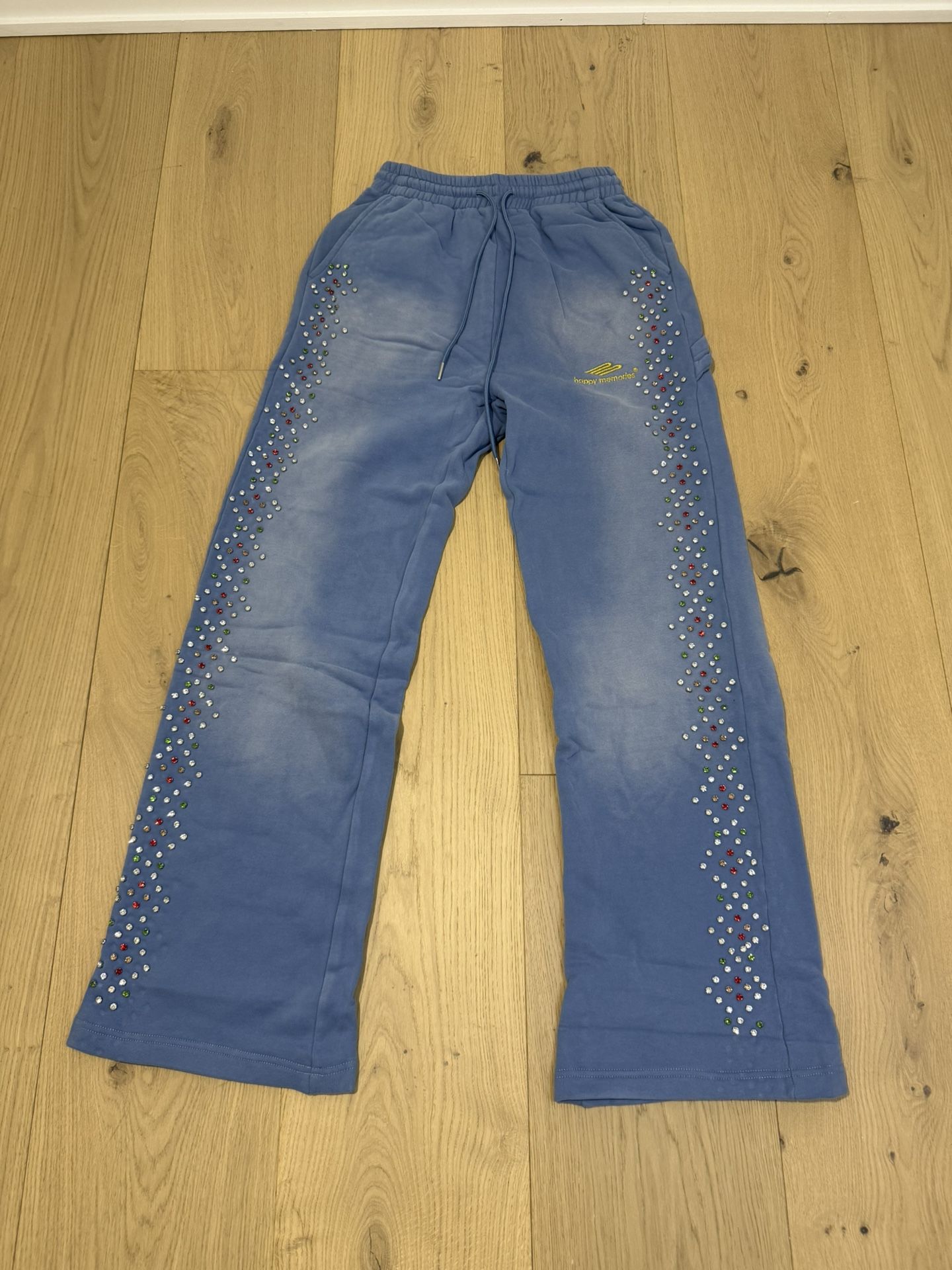 HMDD Baby Blue Crystal Sweats