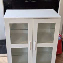 White Glass Cabinet
