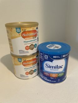 Infant formula Enfamil Nutramigen And Similac Advance