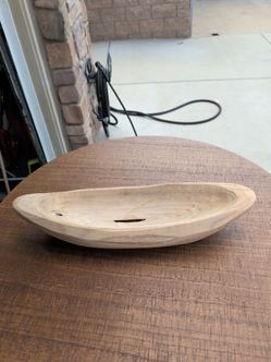 Wood tray