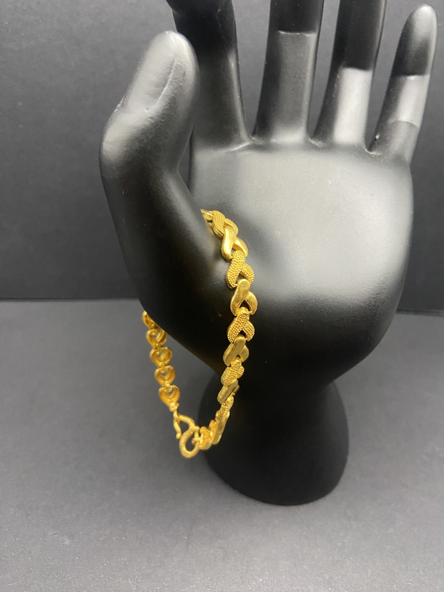 24k Gold Bracelet 7” 18.5 Grams ///— If You See It Is Available—-//
