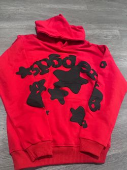 SP5DER Beluga Red/Black Hoodie – Size Small (S) – Great Condition
