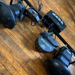 DJ Light Set Up And Speaker Stands 