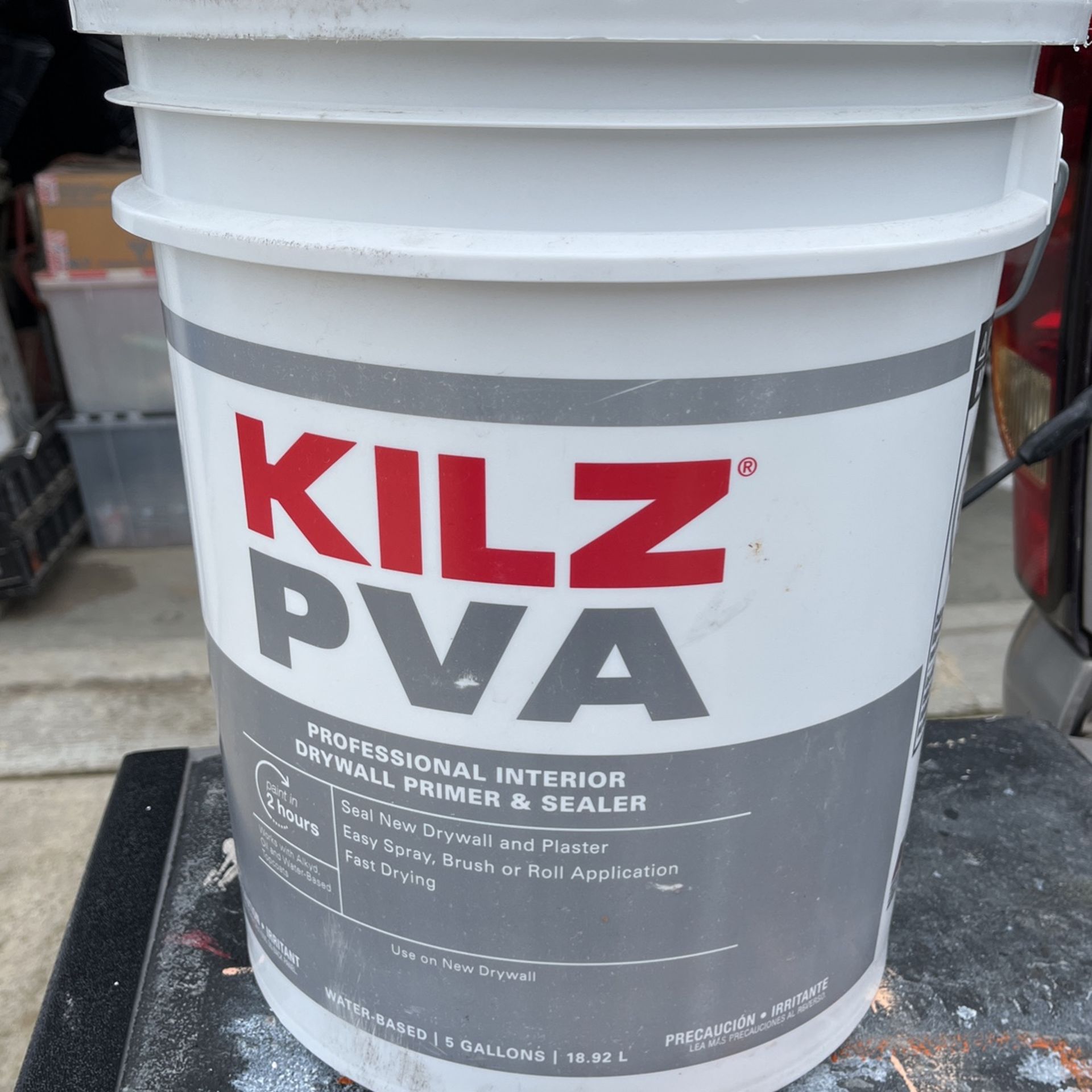 5 Gallons Primer Kilz PVA Greige for Sale in Modesto, CA OfferUp