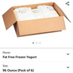 Frostline Fat Free Frozen Yogurt Mix, Vanilla, 96 Ounce (Pack of 6)

