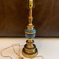 Vintage Gold / Blue Lamp 