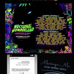 2 Ga Nocturnal Tickets