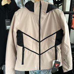 WOMEN'S ROSSIGNOL REACT MERINO SKI JACKET - Small / Powder Pink (color) $300 