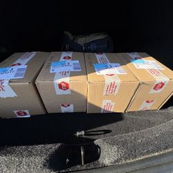 Sealed Pokemon Triple Whammy Factory Boxes - 4 available (6 tins per box)