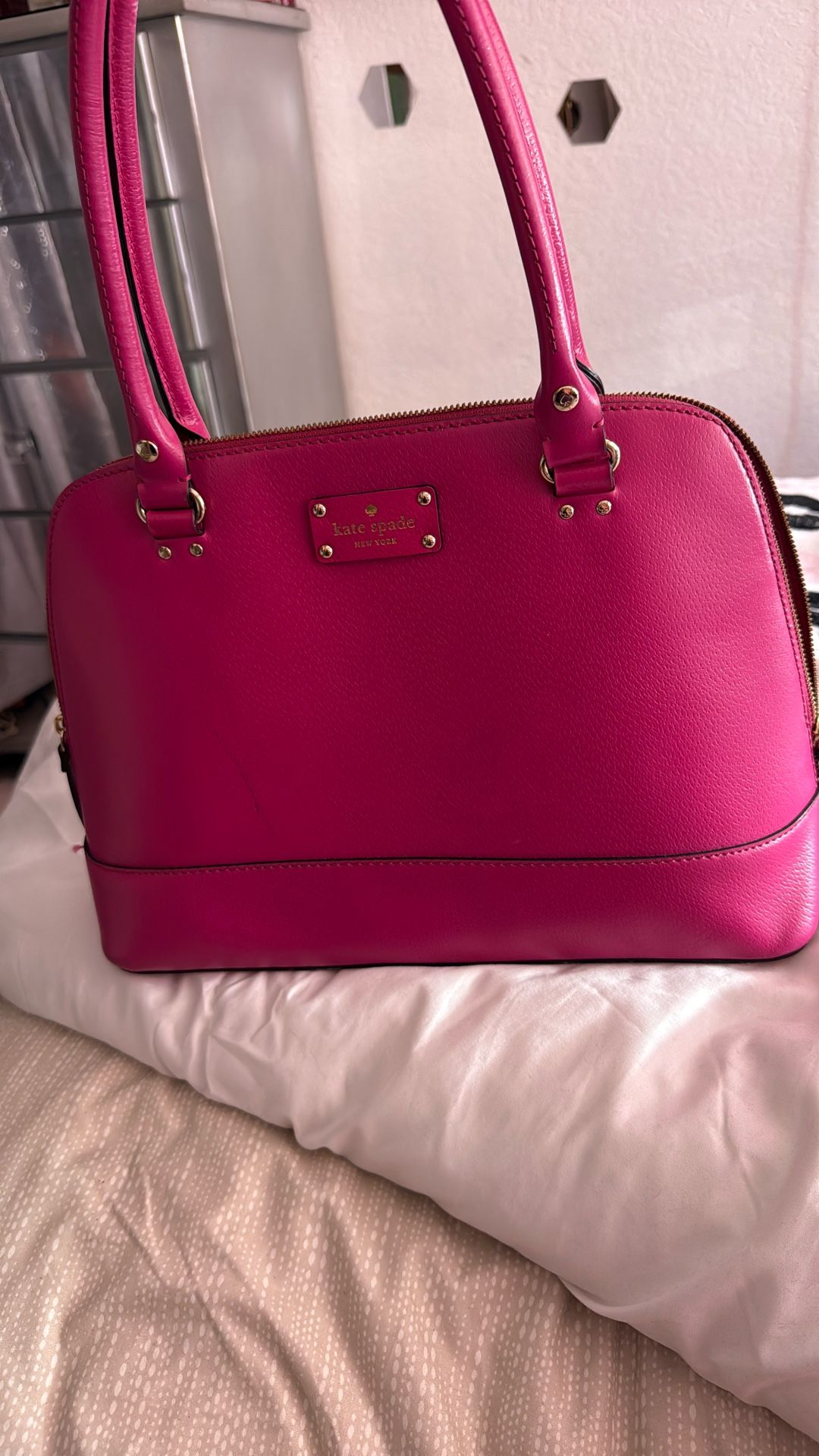 Large Pink Kate Spade Bag