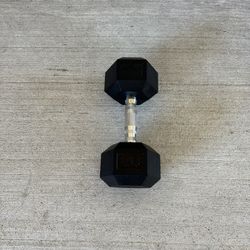 Cap Rubber 30Lb single  Hex Dumbbell $35
