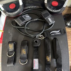 Victorem Resistance Bands & Push Up Handles
