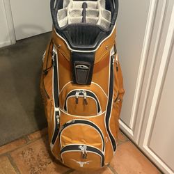 Sun Mountain Texas Themed Cart Golf Bag w Matching Headcovers