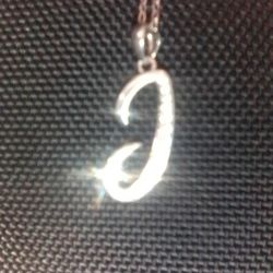 Initial J Pendant 