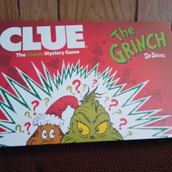Table Game CLUE  Dr. Seuss The Grinch