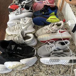 10 Pairs Of Tennis Shoes Dunks Katie Adidas Etc