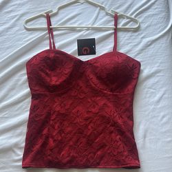 GUESS red medium tank top/ cami