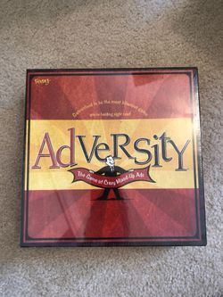 Fundex Adversity The Game of Crazy Mixed-Up Ads Board Game