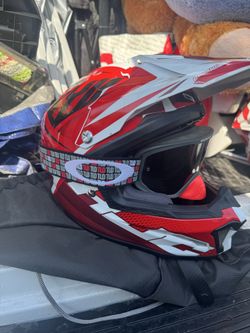 HJC Helmet CL-XY11 With Oakley Goggles Size Youth M