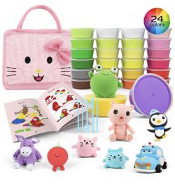 Air dry clay 24 colors, new