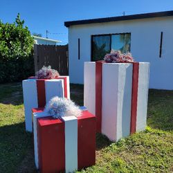 Christmas Gift Boxes Plywood 