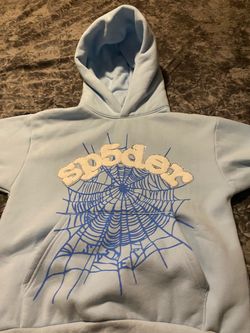 Sky blue Sp5der Hoodie