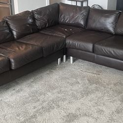Free Large Leather Sectional Sofa
