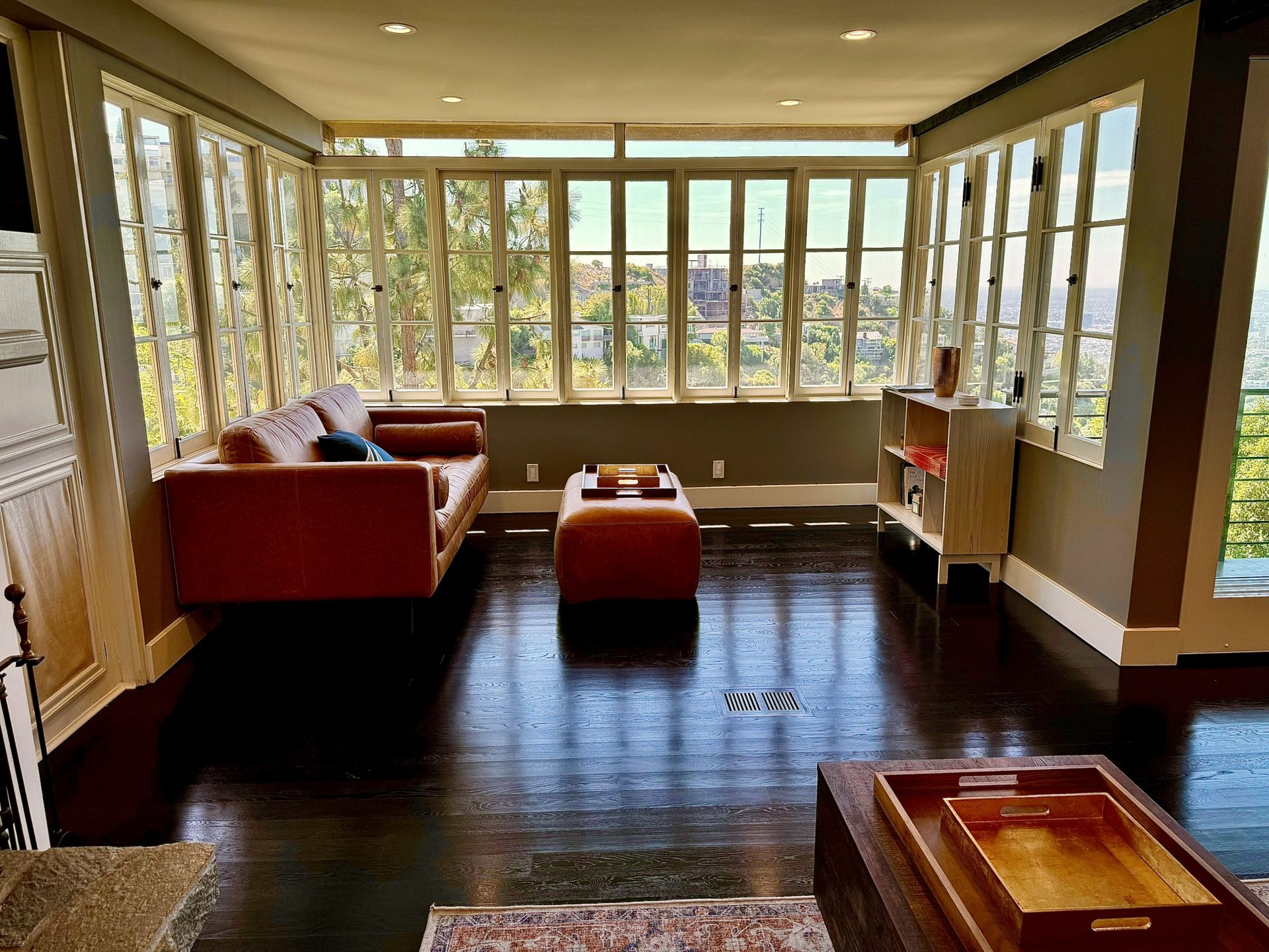 Poly and Bark Leather Sofa