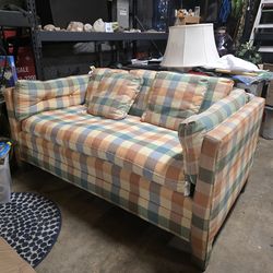 Fun Plaid loveseat