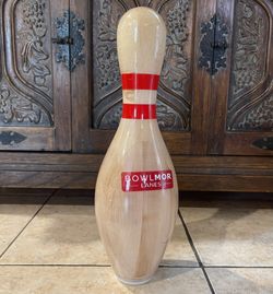 BOWLMOR Lanes Wooden Bowling Pin