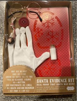 Santa's Evidence Kit New In Package By Mudd Pie 