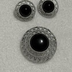 Sarah Coventry Clip Earrings & Brooch