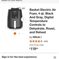 AIR FRYER NINJA
