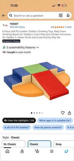 Brand New Toddler Climbing Blocks