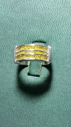 Genuine Yellow Diamond ring