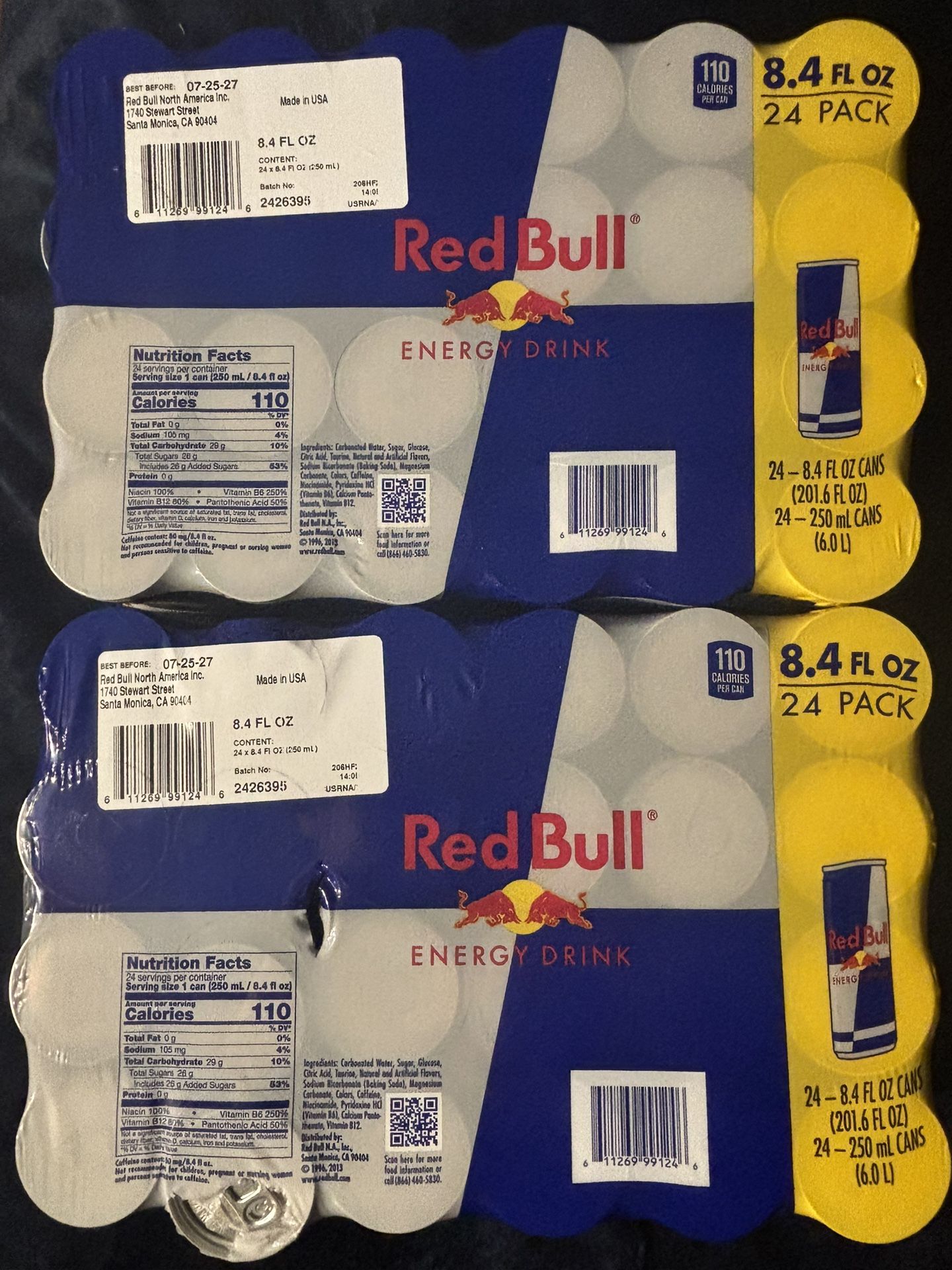 Red Bulls 2 24 Packs