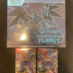 Pokemon Phantasmal Flames Elite Trainer Box And Bundles