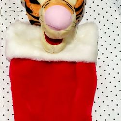 Vintage 90s Disney Store Tigger Stocking 8x22