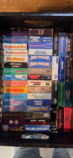 VHS - $5/each